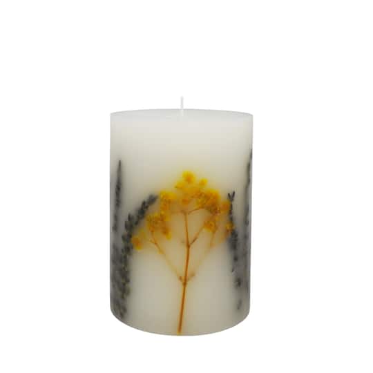 Home Fragrance Collection 3&#x22; x 4&#x22; Lavender &#x26; Patchouli Scented Pillar Candle by Ashland&#xAE;